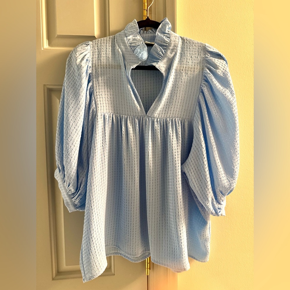 Light Blue Women's Top
